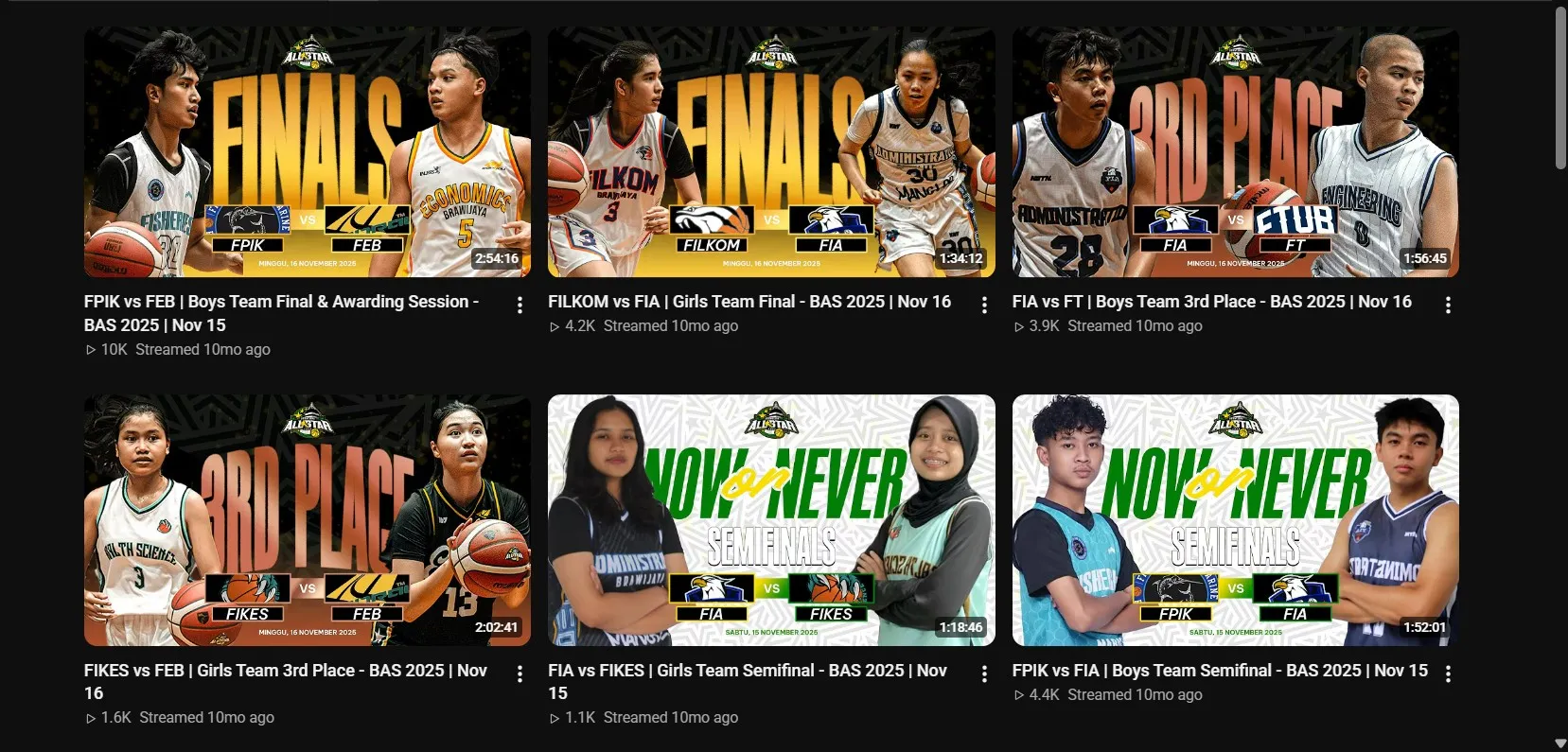 Thumbnail livestream babak final dan perebutan juara 3